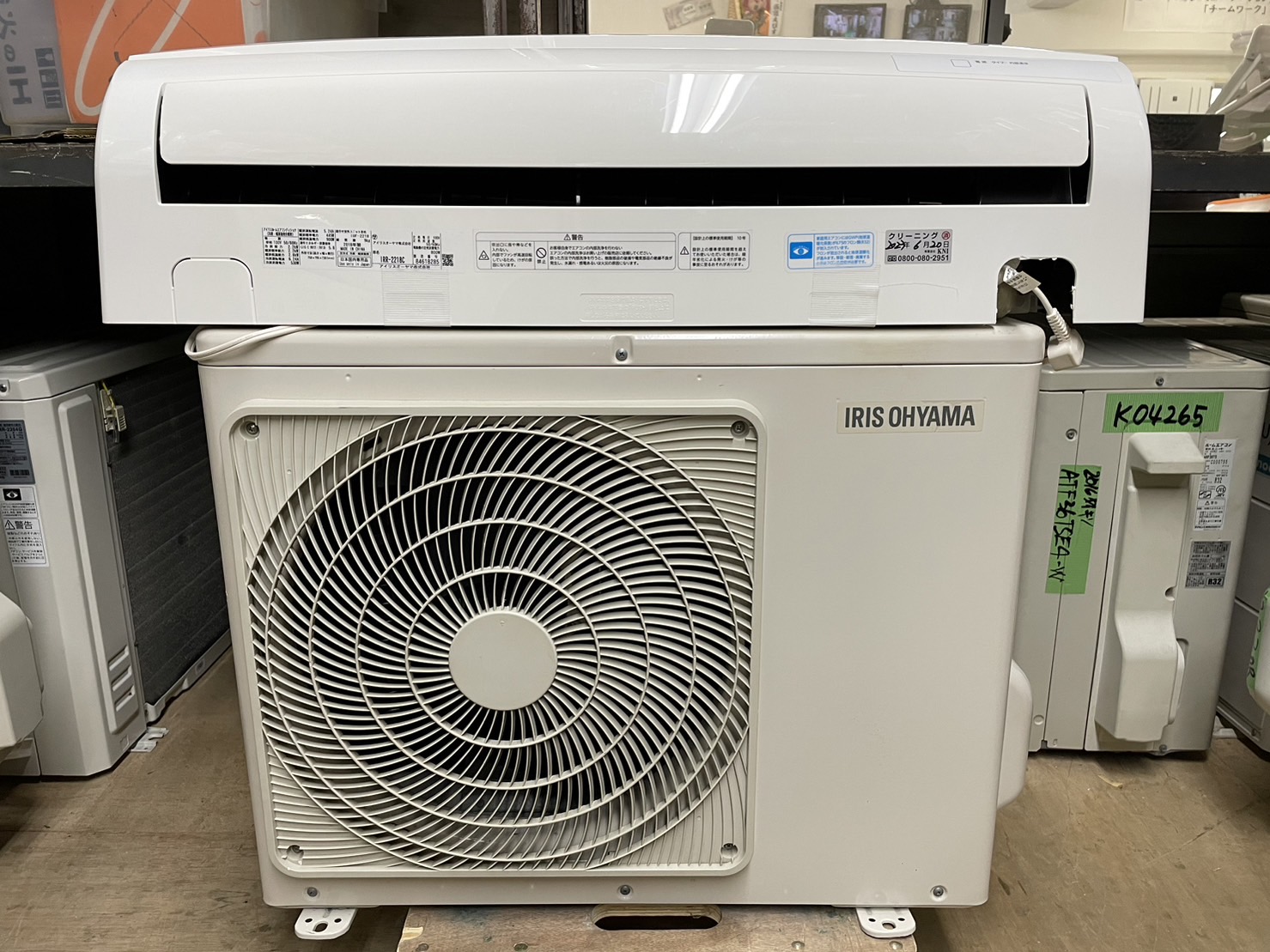 美品 アイリスオーヤマ ルームエアコン IRR-2218C-W 2.2kW 冷房 6～9畳 