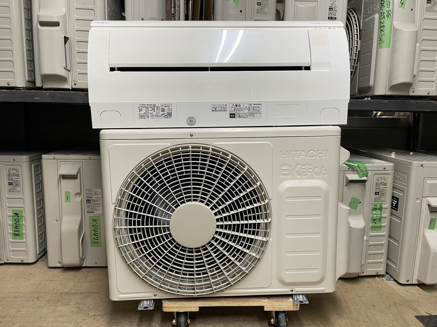 超美品！整備済み！?10畳用 日立 2020年製 ルームエアコン【中古】?R0112