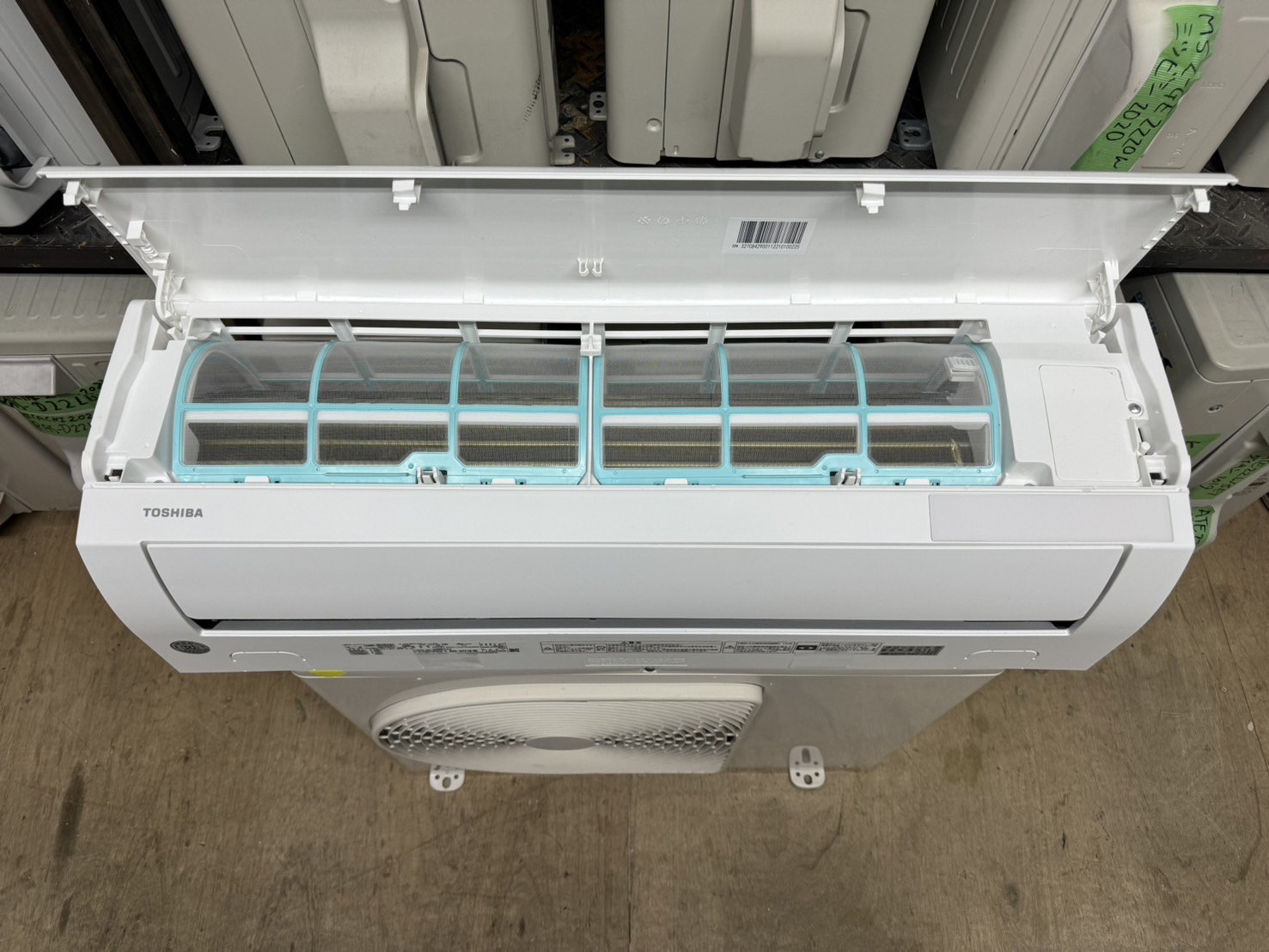 TOSHIBA　ルームエアコン　RAS-G221MA 6畳用　 TOSHIBA 東芝 6畳用ルームエアコン RAS-G221MA 標準取付工事込み 中古