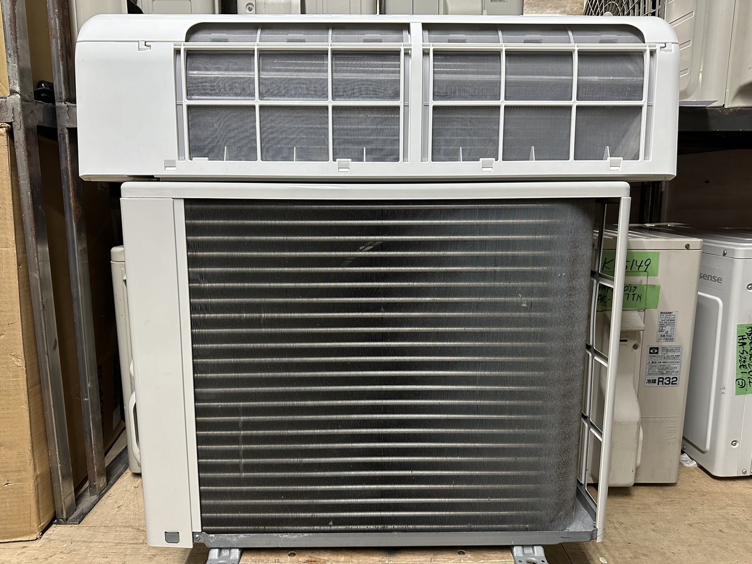 K05167 コロナ 2021年製 中古エアコン 主に6畳用 冷房能力 2.2KW 