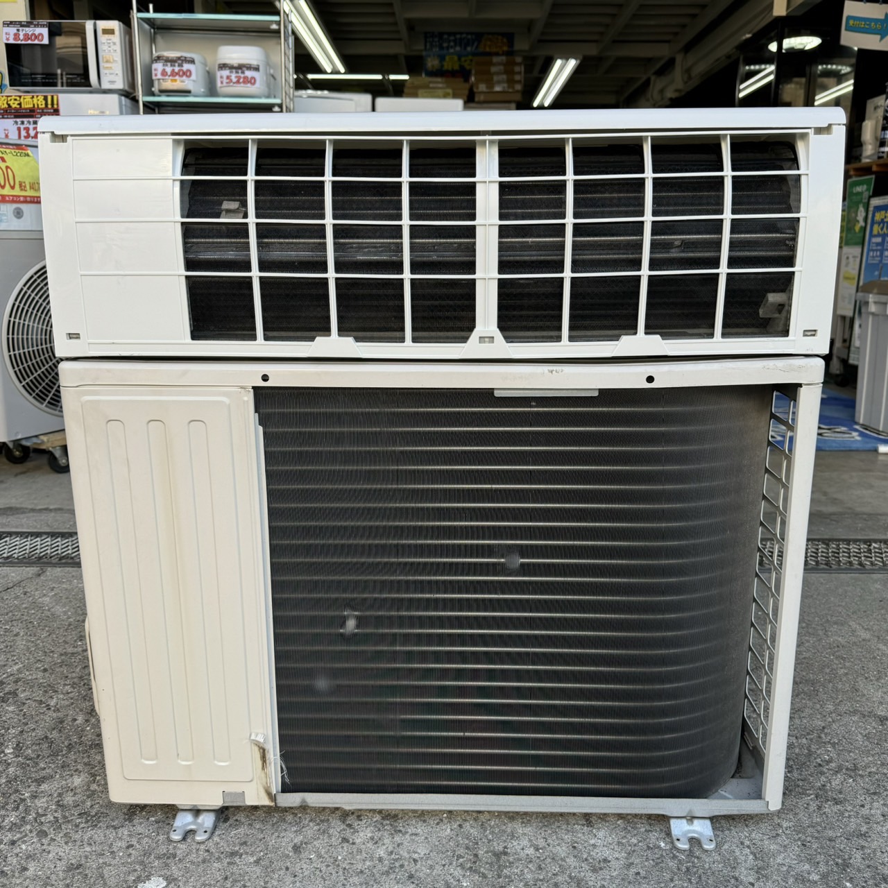 K02481 パナソニック 中古エアコン 主に6畳用 冷2.2kw ／ 暖2.2kw
