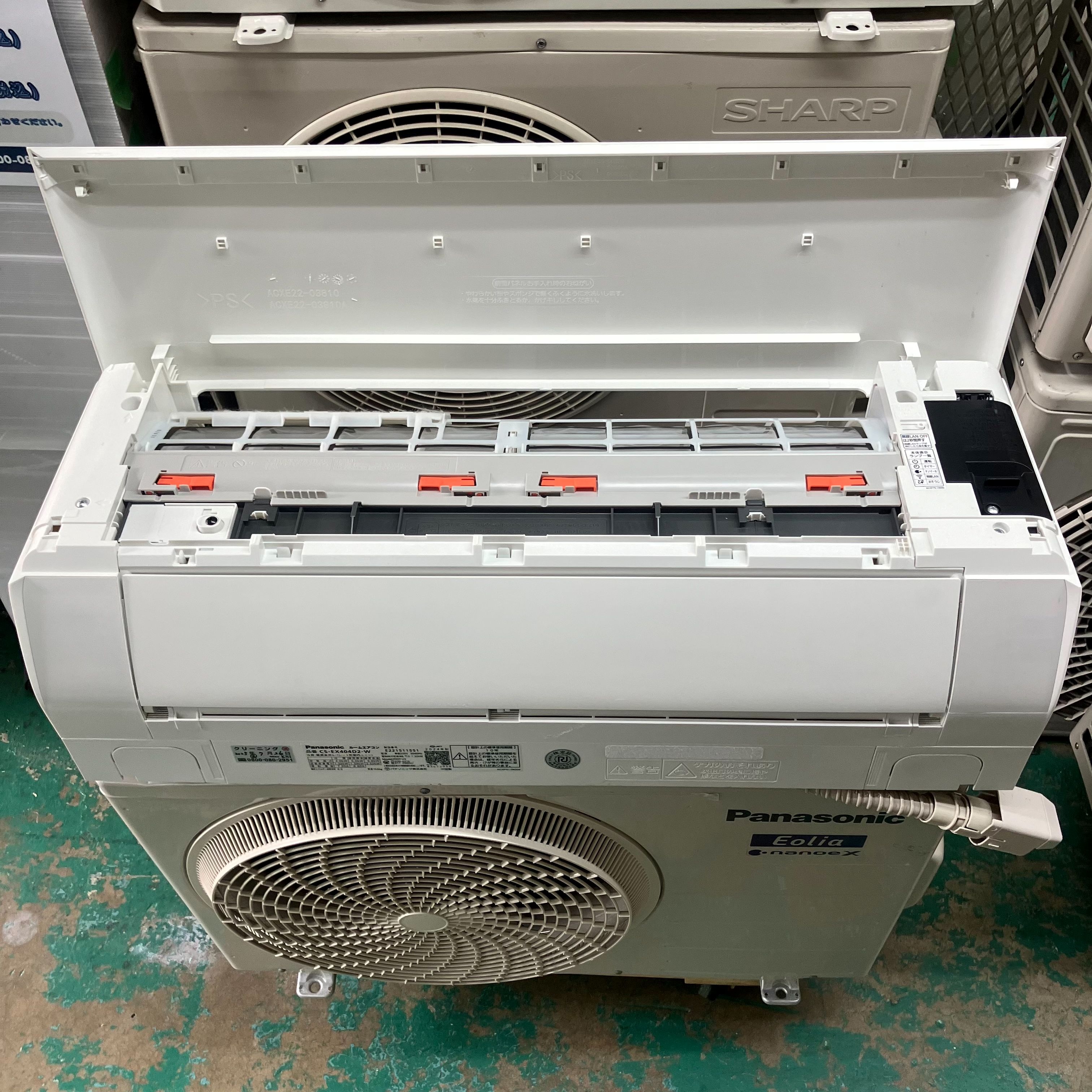 中古エアコン】K06445 パナソニック 2024年製 CS-EX404D2 主に14畳用 