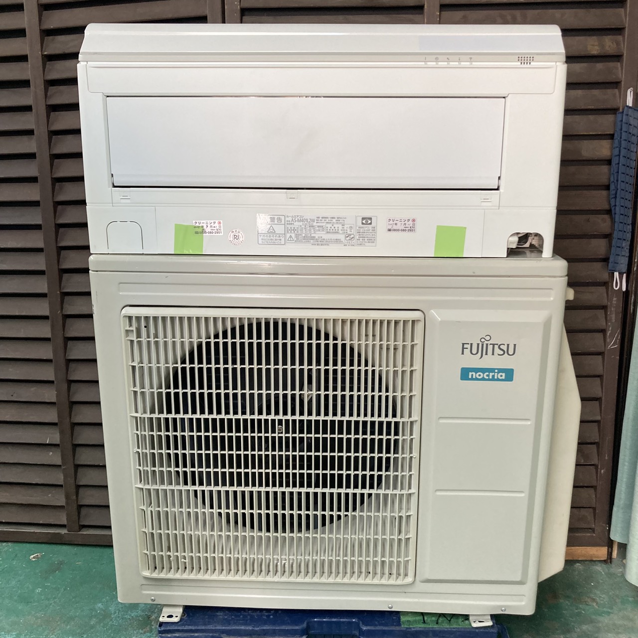 中古エアコン】K06524 富士通 2021年製 AS-M401L2 主に14畳用｜兵庫県 