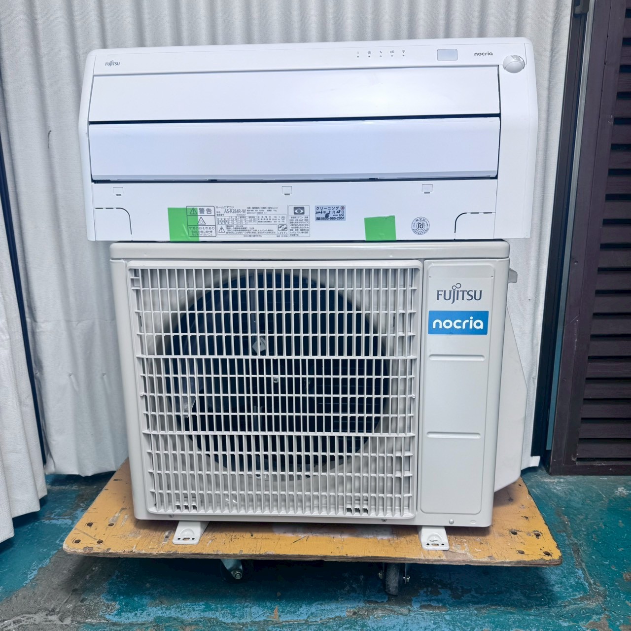 中古エアコン】K07168 富士通 2024年製 AS-R284R 主に10畳用｜兵庫県 