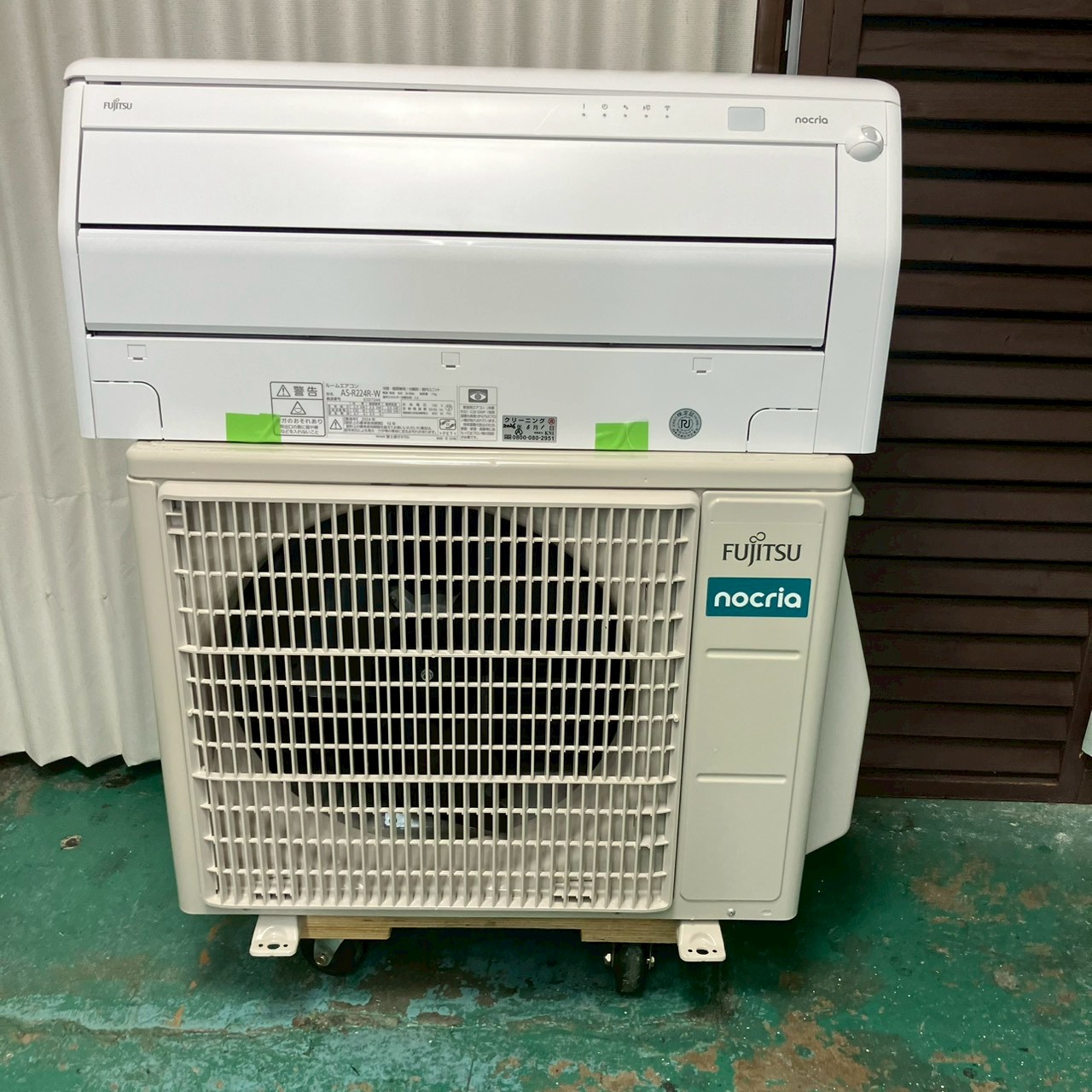 中古エアコン】K07219 富士通 2024年製 AS-R224R 主に6畳用｜兵庫県 